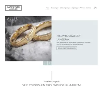 Juwelierlangerak.nl(Juwelier Langerak Haarlem) Screenshot