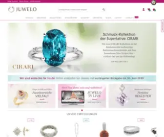 Juwelo.de(Edelsteinschmuck direkt und günstig online kaufen) Screenshot
