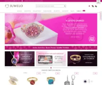 Juwelo.tv(Edelsteinschmuck direkt und günstig online kaufen) Screenshot