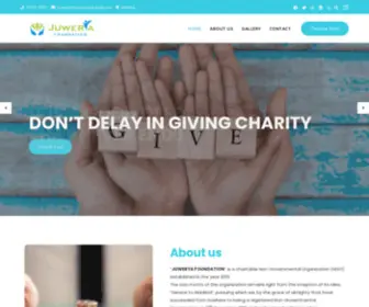 Juweryafoundation.org(Donate And Help Us Now) Screenshot