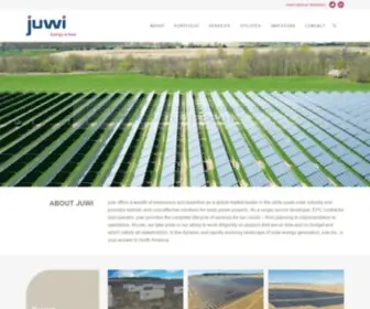 Juwiamericas.com(Juwi Inc) Screenshot