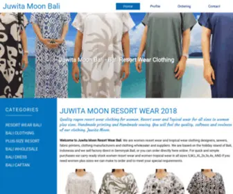 Juwitamoon.com(Resort Wear Wholesale) Screenshot