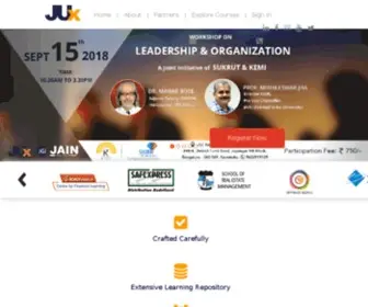 Juxhub.com(Skilling Academy of Jain (Deemed) Screenshot