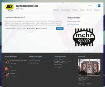 Juz-Leer.de(Jugendzentrum Leer) Screenshot