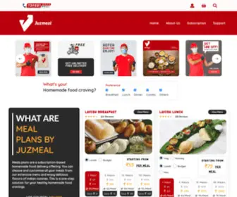 Juzmeal.com(Homemade Food Delivery Service in Coimbatore) Screenshot