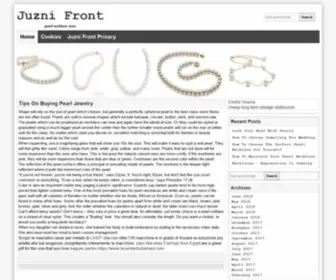 Juznifront.com(Pearl necklace store) Screenshot