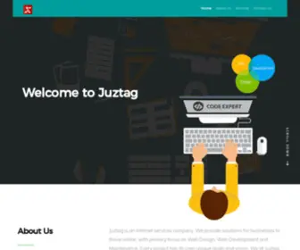 Juztag.com(Juztag Technologies) Screenshot