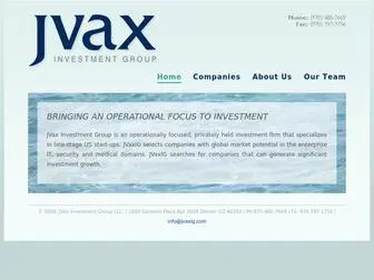 Jvaxig.com(JVax Investment Group) Screenshot