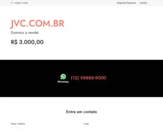 JVC.com.br(JVC Brasil) Screenshot