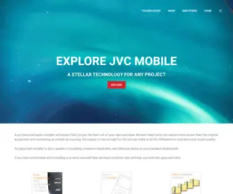 JVcmobile.co.uk(JVC Mobile Entertainment Systems) Screenshot