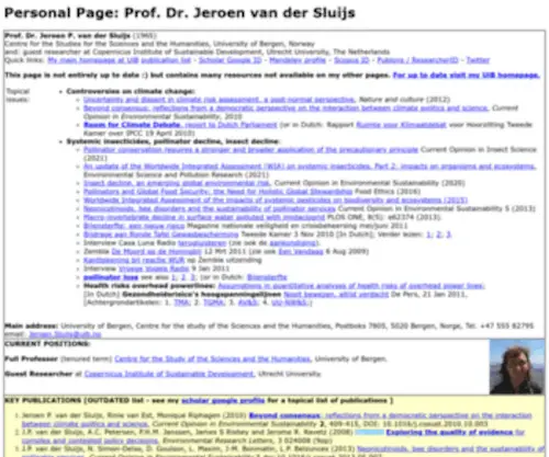 JVDS.nl(Personal Page) Screenshot