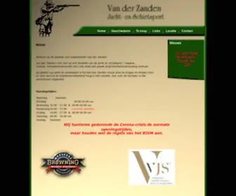 JVdzanden.com(Wapenhandel van der Zanden) Screenshot
