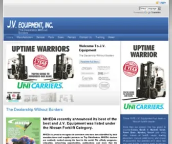 Jvequipment.com Screenshot