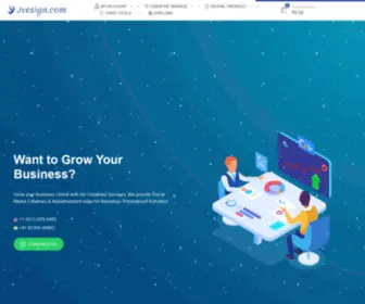 Jvesign.com(Grow Your Business with Our Creative Services) Screenshot