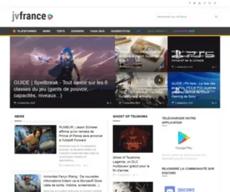 JVfrance.com(Toute l'actualité des jeux vidéo) Screenshot