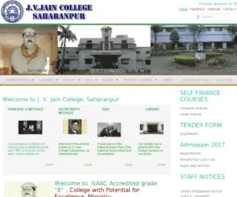 Jvjaincollege.com(J.V.Jain College) Screenshot