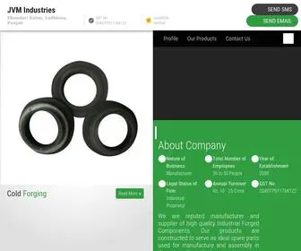 JVmforgings.com(JVM Industries) Screenshot