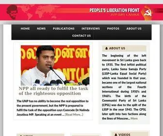JVPsrilanka.com(JVP Srilanka) Screenshot