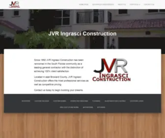 JVrbuilder.com(JVR Builder Custom Home Construction) Screenshot