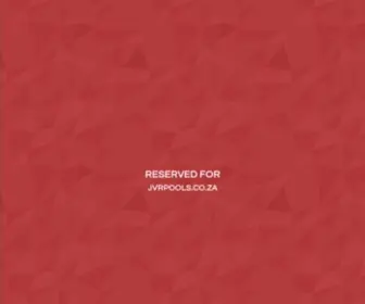 JVrpools.co.za(JVR Pools) Screenshot