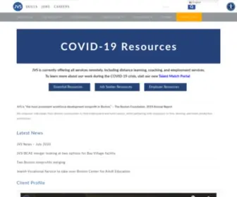 JVS-Boston.org(JVS Boston) Screenshot