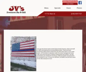 JVsbarandgrill.com(Bar) Screenshot