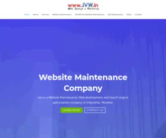 JVW.in(Website Maintenance & Seo Company in Mumbai) Screenshot