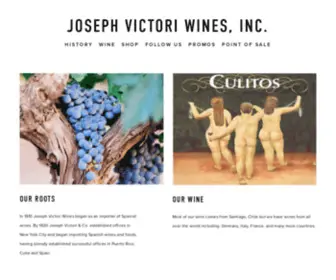 Jvwines.com(Joseph Victori Wines) Screenshot