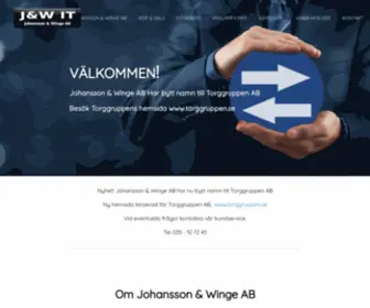 JW-IT.se(Torggruppen AB) Screenshot