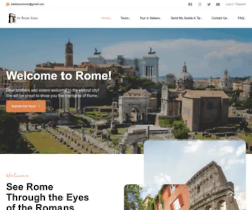 JW-Rometours.com(JW Rome Tours) Screenshot