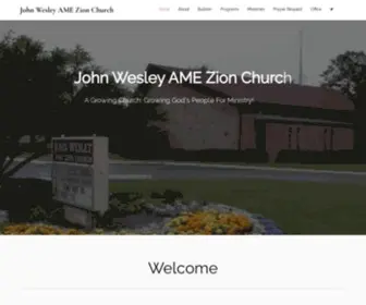 Jwamez.com(John Wesley AME Zion Church) Screenshot