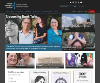 Jwa.org(Jewish Women's Archive) Screenshot