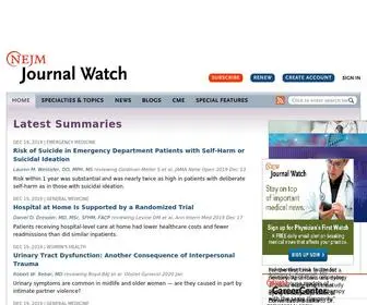 Jwatch.org(NEJM Journal Watch) Screenshot