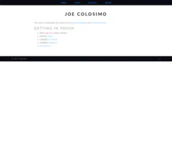 JWCXZ.com(Joe Colosimo) Screenshot