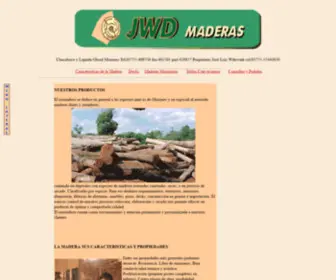 JWdmaderas.com.ar(Madera Maderas Misioneras Aserradero Decks) Screenshot