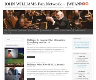 Jwfan.com(JOHN WILLIAMS Fan Network) Screenshot