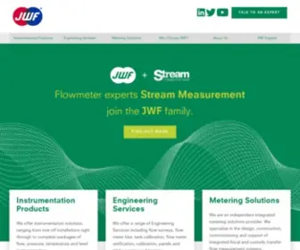 JWFLTD.com(JWF Instrumentation Solutions and Flow Measurement Services) Screenshot
