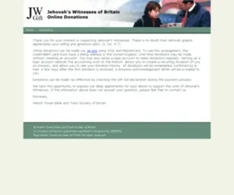 Jwgift.org(Donate) Screenshot