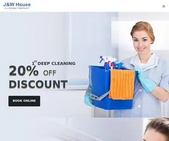 Jwhousecleaningservices.com(J&W House Cleaning Services) Screenshot