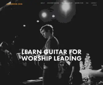 Jwithrow.com(Learn Guitar For Worship Leading) Screenshot