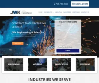 JWksales.com(Metal Fabrication Companies) Screenshot