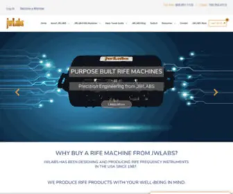 Jwlabs.com(Buy a Rife Machine from JWLABS) Screenshot