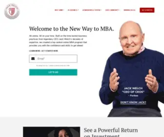 Jwmi.com(The Jack Welch Management Institute) Screenshot