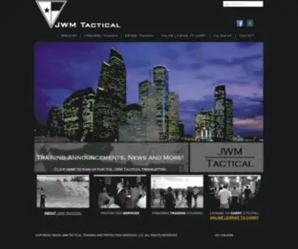 JWmtactical.com(JWM Tactical Training & Protection Services) Screenshot