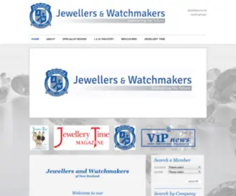 JWNZ.co.nz(Jewellers & Watchmakers of New Zealand) Screenshot