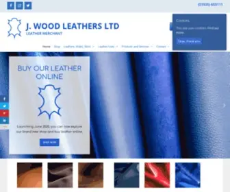 Jwoodleathers.co.uk(Leather Supplier) Screenshot