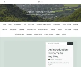 JWPblog.com(A site to share my resources for secondary English teaching) Screenshot