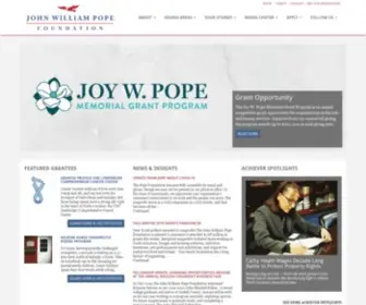 JWPF.org(John William Pope Foundation) Screenshot