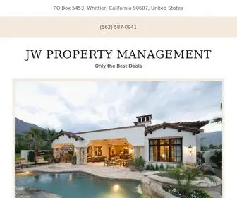 JWpropertymGmt.com(JW Property Management) Screenshot