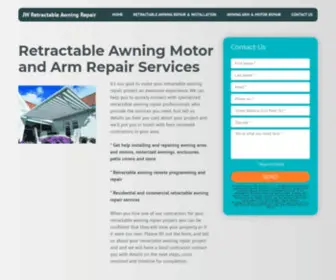 Jwretractableawningrepair.com(Professional Retractable Awning Repair Services) Screenshot